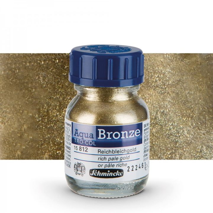 Metalikus pigmentpor Aqua-Bronze Schmincke 50 ml