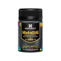 MetalliQ Kompozit akrilfesték fémes hatású 70g - gyöngyházfekete