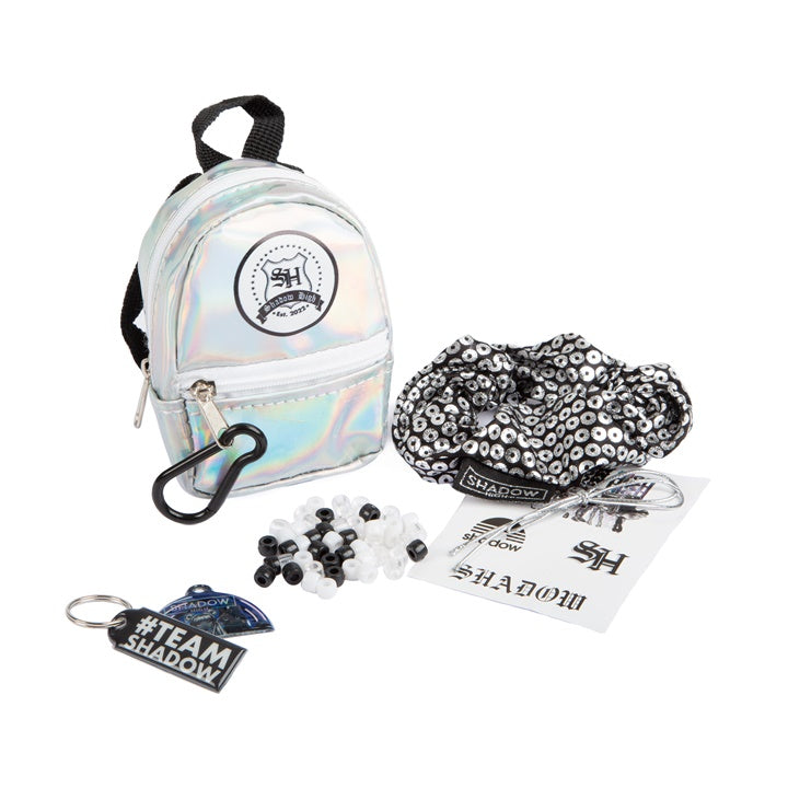 Mini hátizsák kiegészítőkkel RAINBOW HIGH ezüst (3)