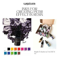 Mini készlet PETRI INKS KAMENSKAYA 13 x 5 ml gyantához (3)