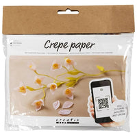 Mini kreatív készlet | Cseresznyevirág ág krepp papírból (1)