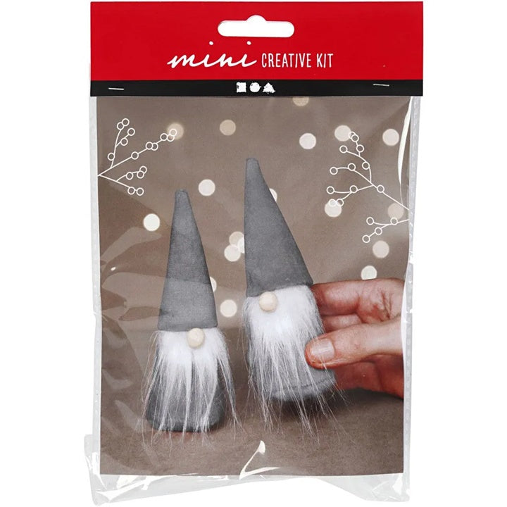 Mini kreatív készlet karácsonyi manók szürke (1)