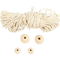 Mini kreatív készlet Macrame hópelyhek (4)