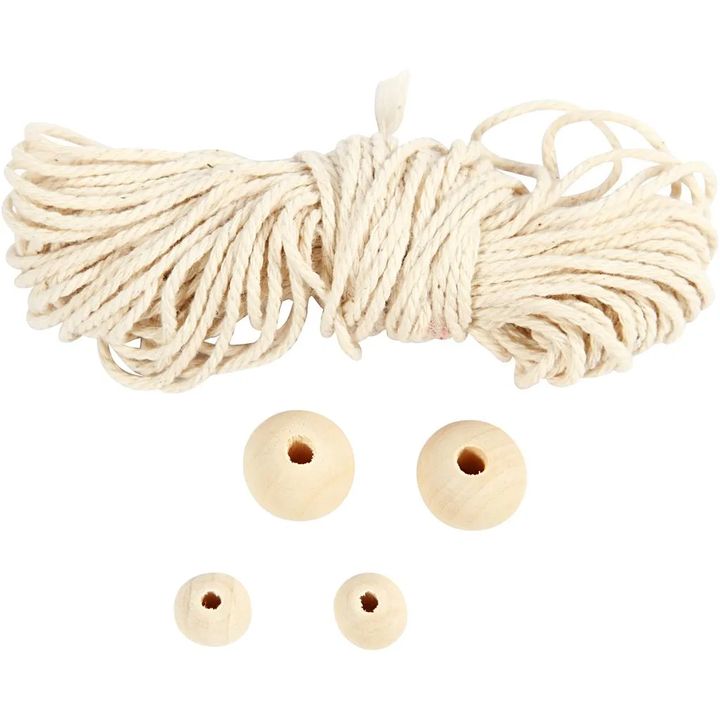 Mini kreatív készlet Macrame hópelyhek (4)
