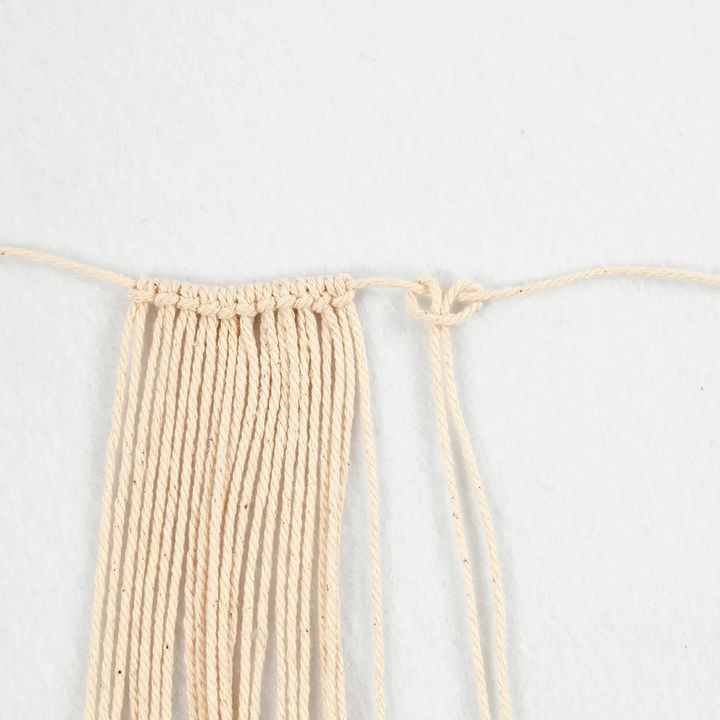Mini kreatív készlet Macrame hópelyhek (5)