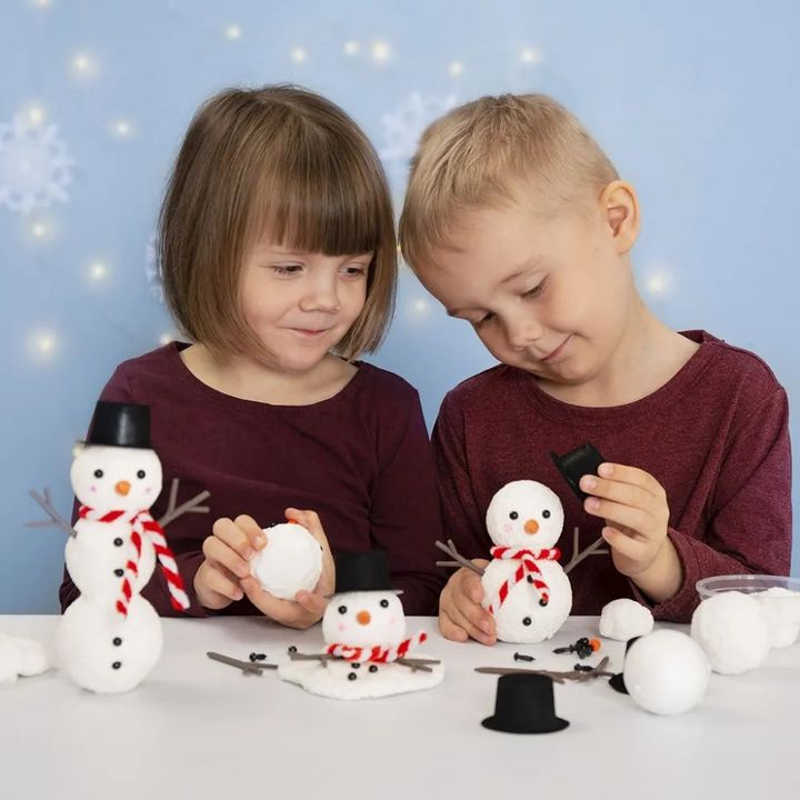 Modellező készlet hóemberek készítéséhez (6)