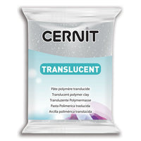 Cernit modellező massza TRANSLUCENT 56g – ezüst csillogás