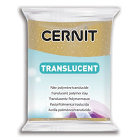 Cernit modellező massza TRANSLUCENT 56g – arany glitorva
