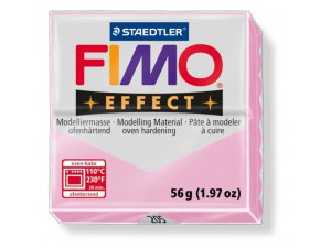 FIMO Effect modellező massza. hőkezelést igénylő - 56 g – Pasztell rózsaszín