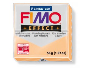 FIMO Effect modellező massza. hőkezelést igénylő - 56 g – Pasztell narancssárga