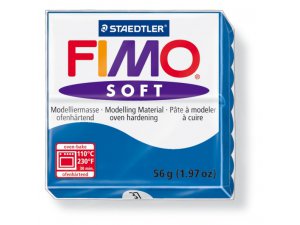Fimo Modellező massza FIMO Soft hőkezeléssel munkálható - 56 g – Kék