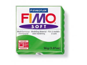 Fimo Modellező massza FIMO Soft hőkezeléssel munkálható - 56 g – Zöld