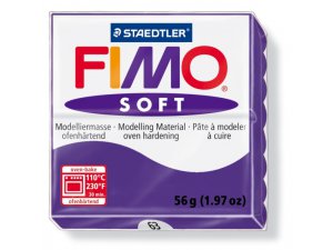 Fimo Modellező massza FIMO Soft hőkezeléssel munkálható - 56 g – Lila