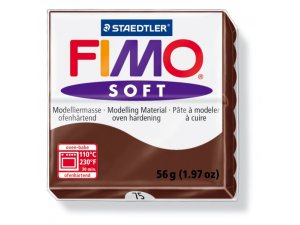 Fimo Modellező massza FIMO Soft hőkezeléssel munkálható - 56 g – Csokoládé