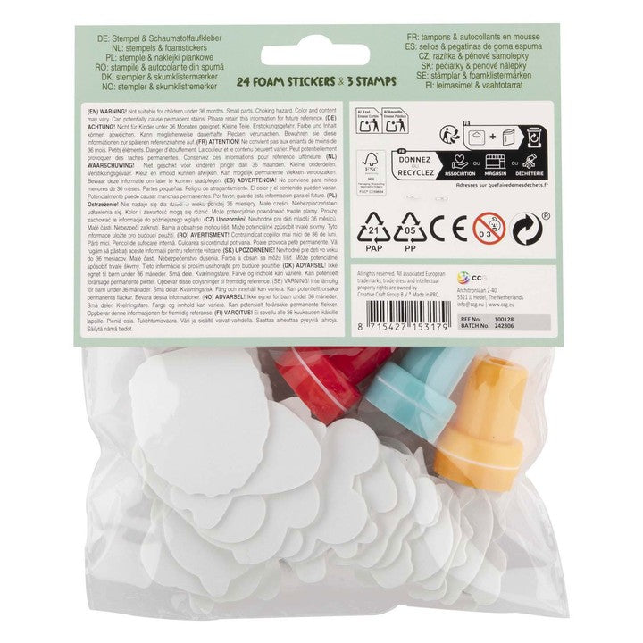 Moxy 3 önbélyegző bélyegző és habmatrica - Animal Craft készlet (2)