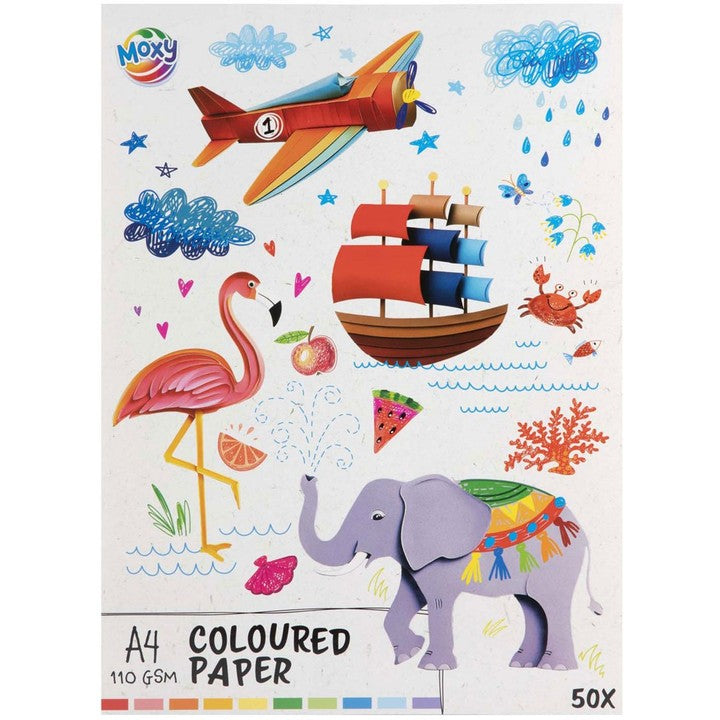 MOXY Színes papír A4 - 50 lap 110 GSM (1)