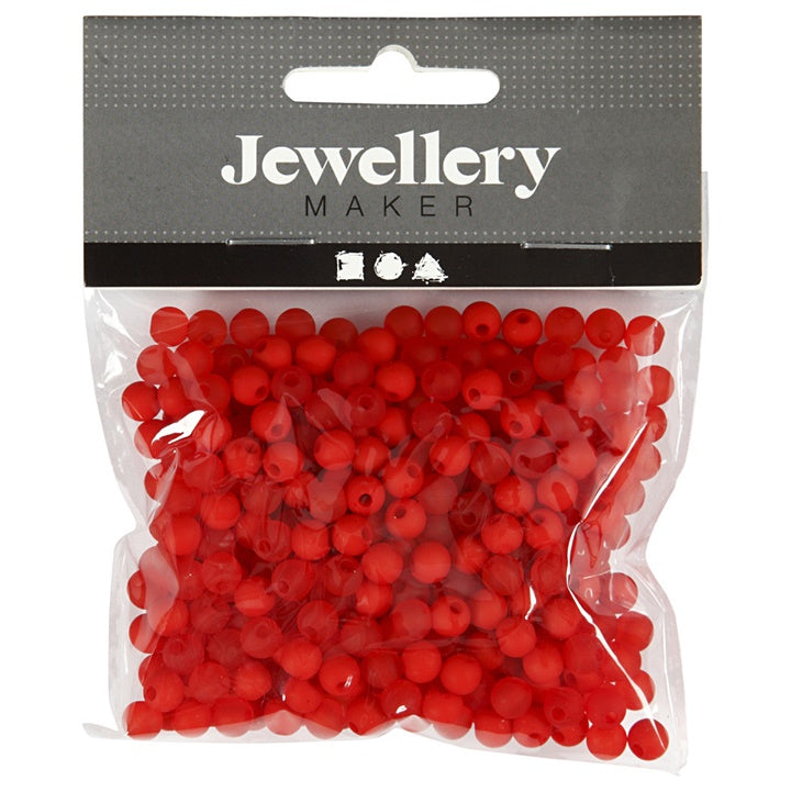 Műanyag gyöngyök - 40 g