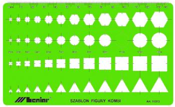 Műszaki sablon - geometriai testek