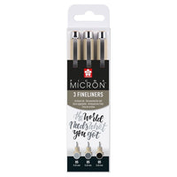Műszaki tollkészlet Sakura Pigma Micron 3 fineliners (1)