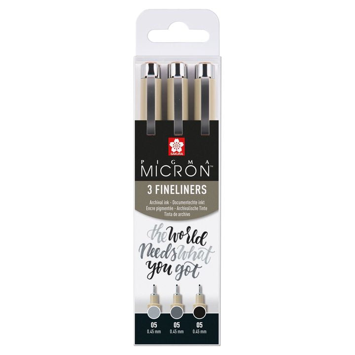 Műszaki tollkészlet Sakura Pigma Micron 3 fineliners (1)