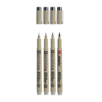 Műszaki tollkészlet Sakura Pigma Micron 3 fineliners a brush pen (2)