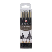 Műszaki tollkészlet SAKURA PIGMA MICRON készlet BROAD 3 db (1)