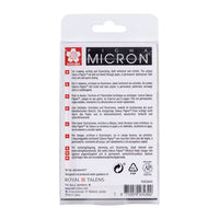 Műszaki tollkészlet Sakura Pigma Micron szürke árnyalatok 8 db (3)