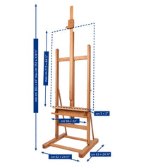 Műtermi festőállvány MABEF Workshop - bükkfa
