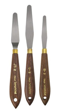Művészi festő spatulák és kések készlete - 3 darabos készlet