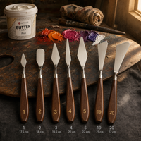 Művészi festőkés és spakli – 20. sz. széles ferde spatula (22 cm)