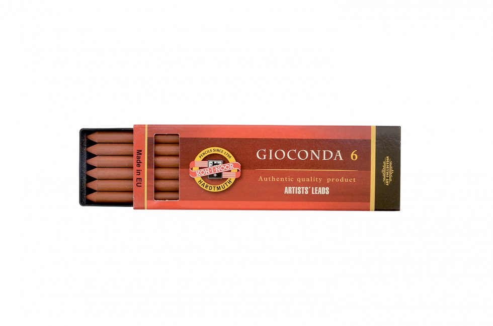 Művészkréta GIOCONDA művészkréta  barnás-piros Russet szépia / 6 ks