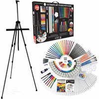 Nagy művészeti készlet Daler-Rowney 200 darabos festőállvánnyal (3)