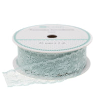 Csipkés szalag 25 mm x 2 m – fehér