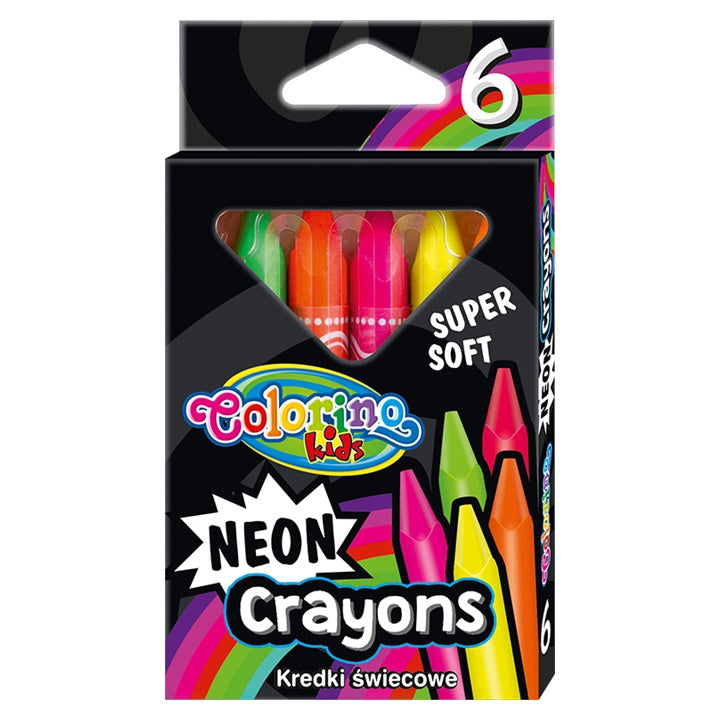 Neon viaszkréták Colorino 6 db (1)