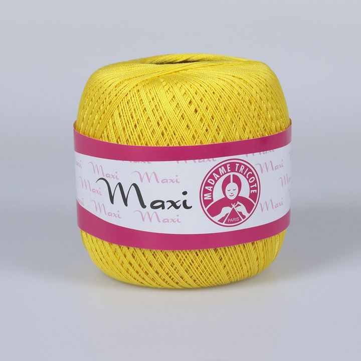 Madame Tricote Paris Maxi csipkefonal 100 g – 5530 sárga