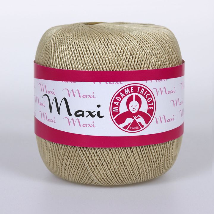 Madame Tricote Paris Maxi csipkefonal 100 g – 6300 bézs