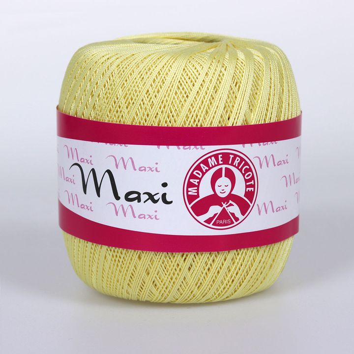 Madame Tricote Paris Maxi csipkefonal 100 g – 6303 sárga