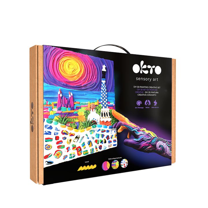 OKTO Kreatív 3D készlet "Guell park Barcelonában" 30 x 40 cm (1)