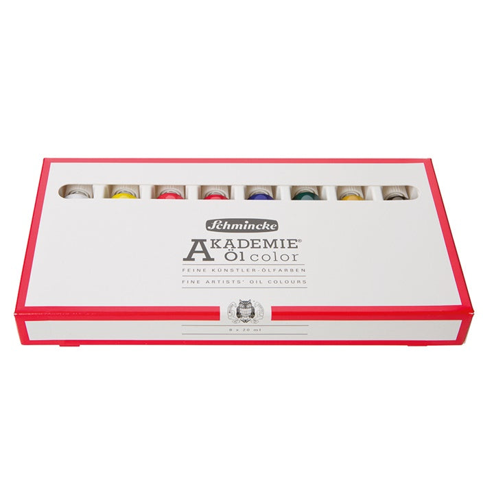 Olajfesték készlet Schmincke AKADEMIE 8 x 20 ml
