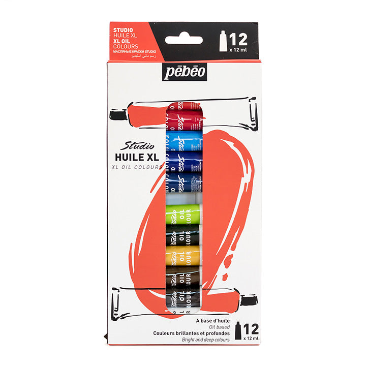 Olajfesték készlet Studio Huile XL Pebeo 12 x 12 ml