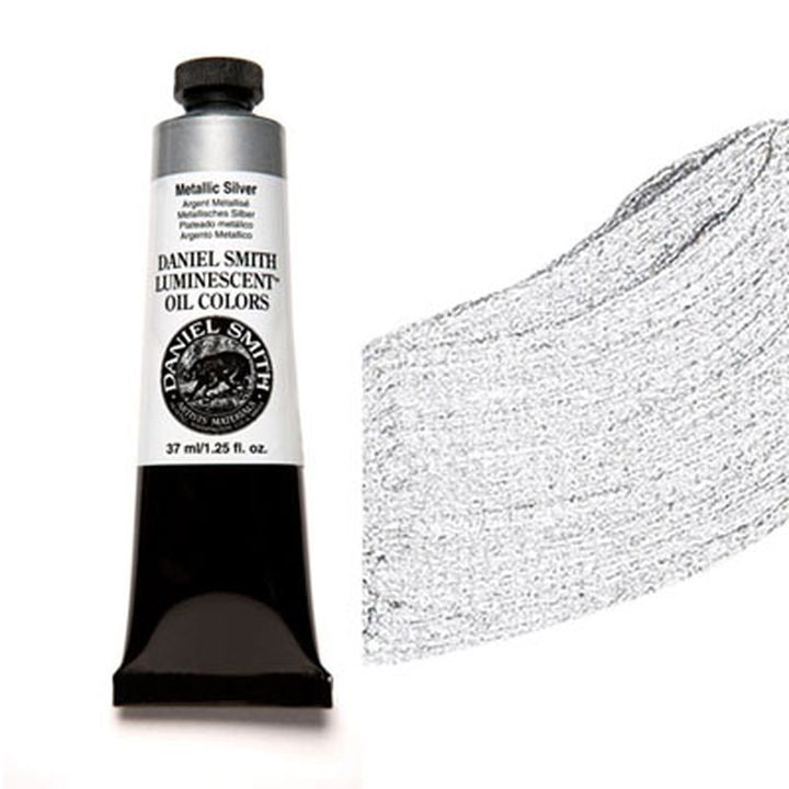 Olajfesték Daniel Smith Luminescent 37ml – Metallic Silver