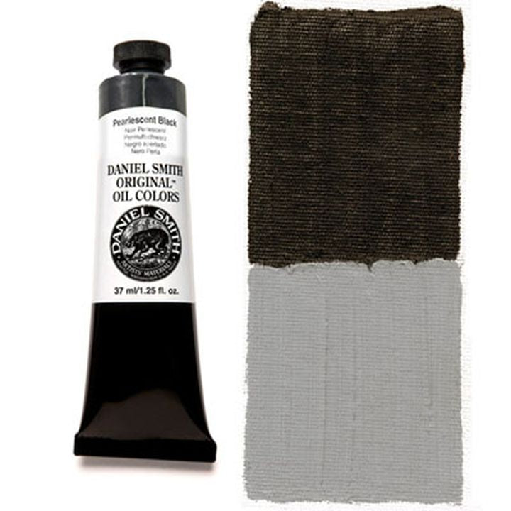 Olajfesték Daniel Smith Luminescent 37ml – Pearlescent Black