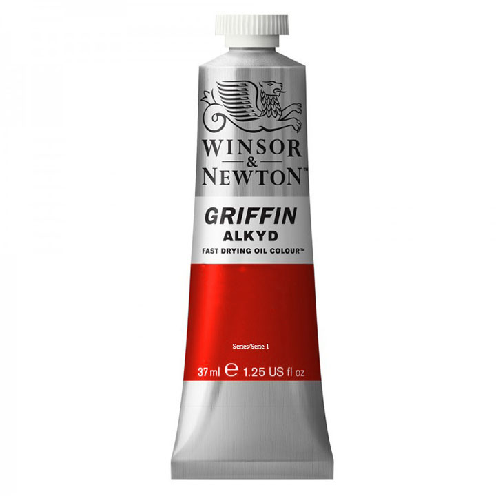 Olajfesték gyorsan száradó Winsor & Newton Griffin Alkyd 37 ml – Cadmium Red light Hue