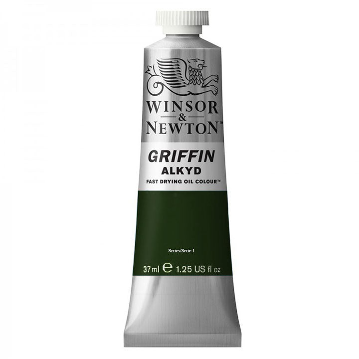 Olajfesték gyorsan száradó Winsor & Newton Griffin Alkyd 37 ml – Permanent Sap Green