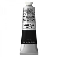 Olajfesték gyorsan száradó Winsor & Newton Griffin Alkyd 37 ml – Ivory Black