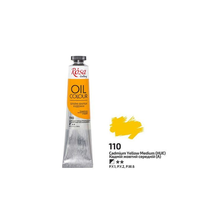 Olajfestékek Rosa Gallery 45 ml – 110 kadmium közepes sárga