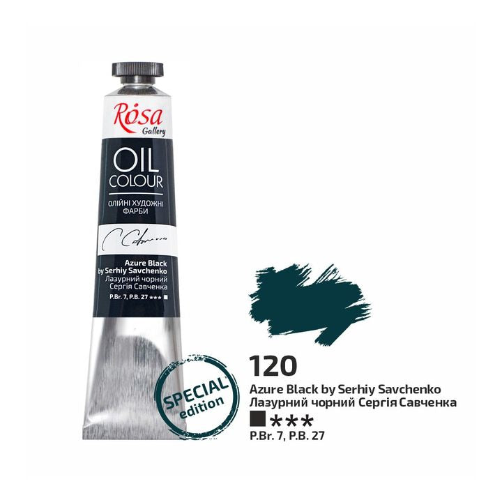 Olajfestékek Rosa Gallery 45 ml – 120 cián fekete Szerhij Szavcsenkótól