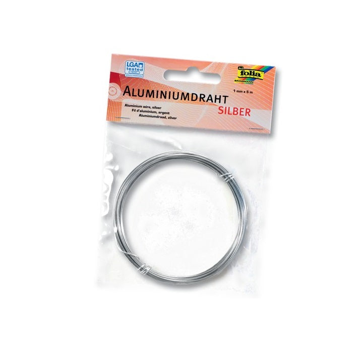 Ólomdrót Folia 1 mm x 5 m - ezüst