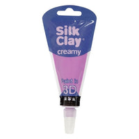 Önkeményedő krémes massza Silk Clay 3D - neon orgonalila