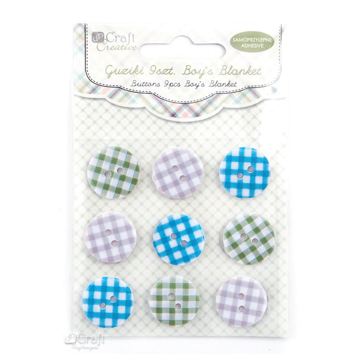 Öntapadó kis gombok Boyś Blanket / 9 részes készlet